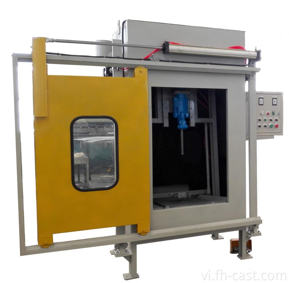 Closed type side door shell shaker